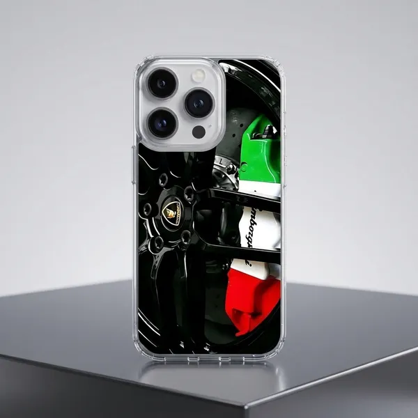 Italian_Flag_Sports_Car_Themed_Clear_Phone_Case_for_iPhone