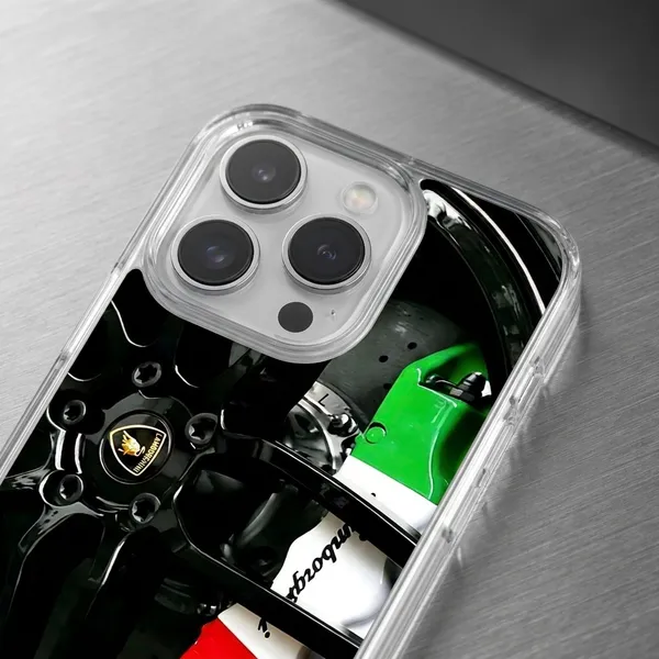 Italian_Flag_Sports_Car_Themed_Clear_Phone_Case_for_iPhone