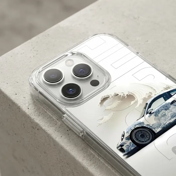 Porsche_GT3_RS_Transparent_iPhone_Case_with_Sports_Car_Design