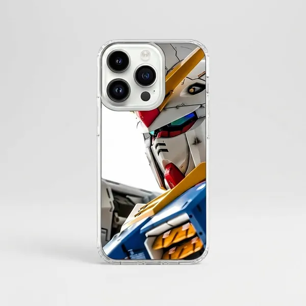 Gundam_Anime_Character_Transparent_Phone_Case