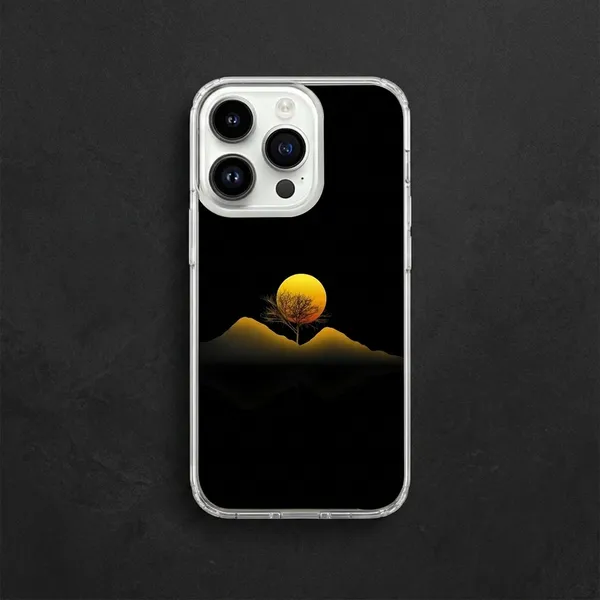 Minimalist_Moon_&_Tree_Design_Clear_Phone_Case_for_iPhone