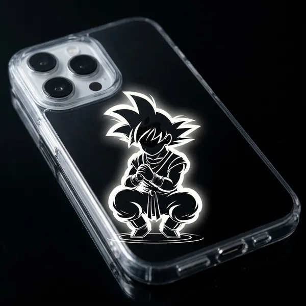 Anime_Character_Transparent_Phone_Case_with_Glowing_Aura_Design