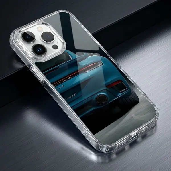 Clear_Sports_Car_Printed_Phone_Case_with_Reinforced_Corners