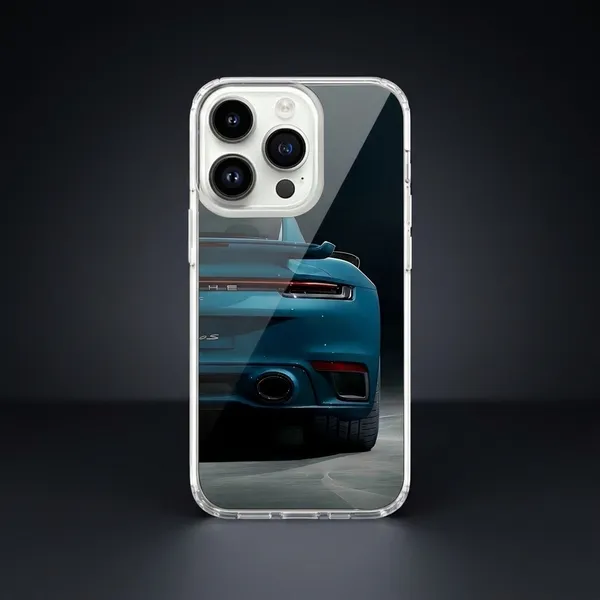 Clear_Sports_Car_Printed_Phone_Case_with_Reinforced_Corners