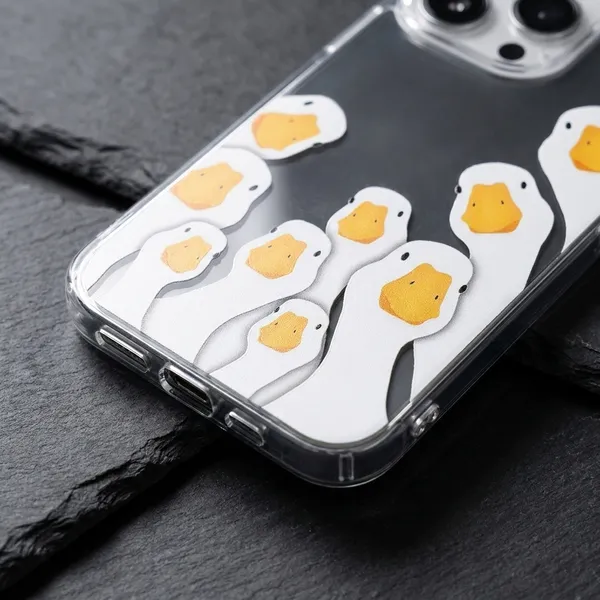 Cute_Duck_Pattern_Clear_Phone_Case_for_iPhone