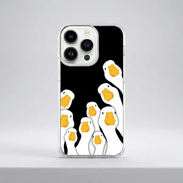 Cute_Duck_Pattern_Clear_Phone_Case_for_iPhone