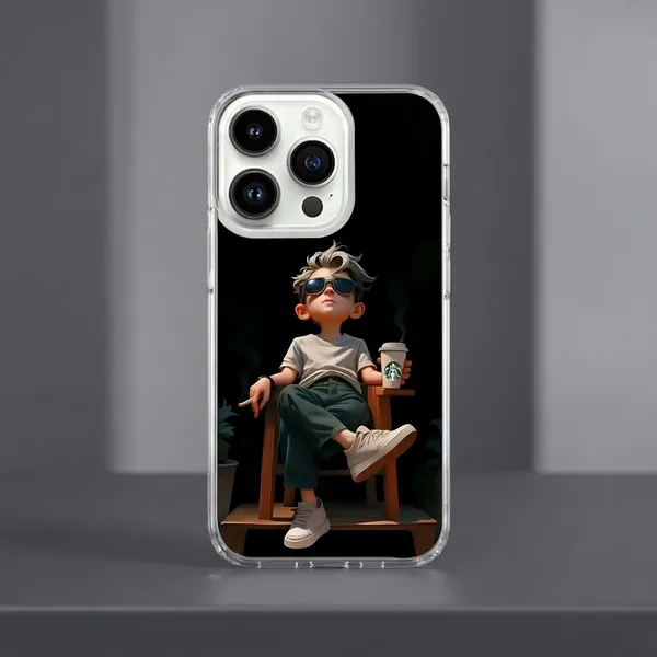 Stylish_Character_Art_Transparent_Phone_Case_for_iPhone