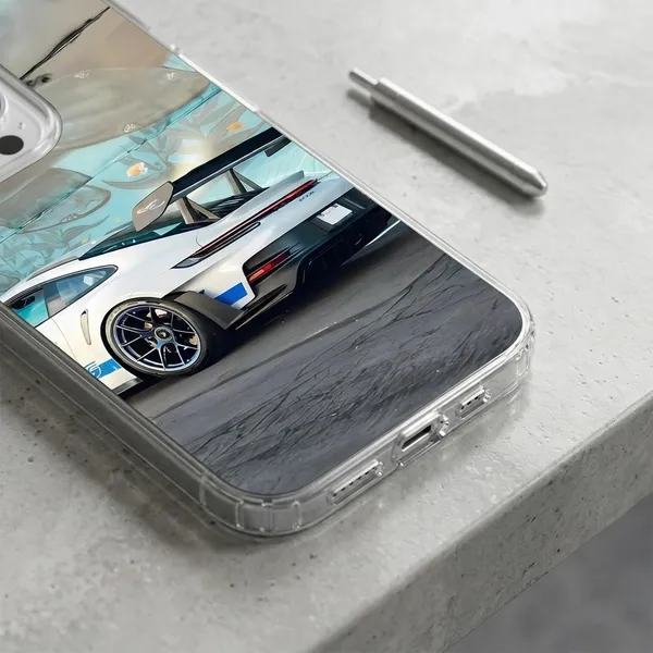 Clear_Sports_Car_Design_Phone_Case_for_iPhone_-_Transparent_Protective_Cover_with_White_Supercar_Print