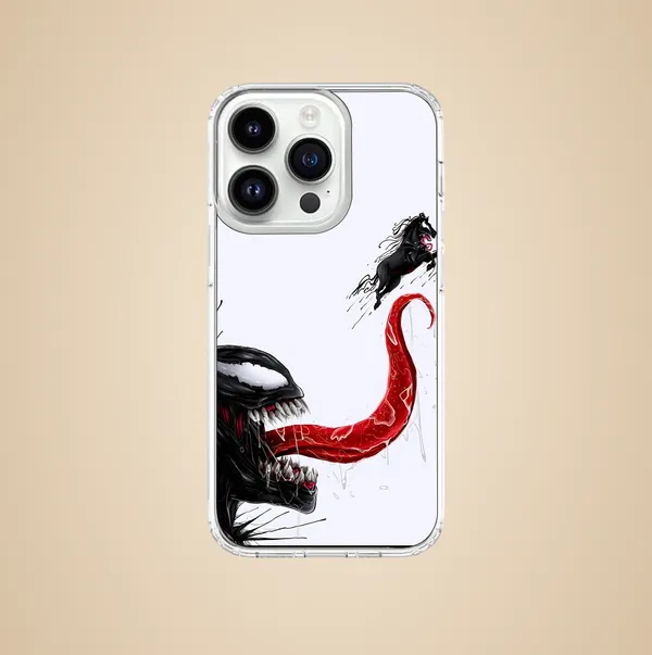 Venom_Symbiote_Transparent_Phone_Case