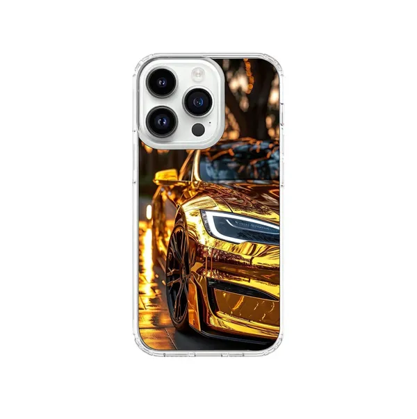 Luxury_Gold_Sports_Car_Transparent_Phone_Case_for_iPhone