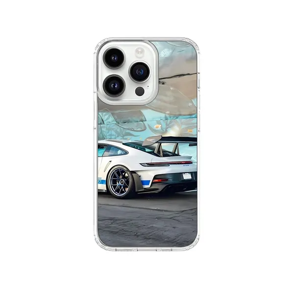 Clear_Sports_Car_Design_Phone_Case_for_iPhone_-_Transparent_Protective_Cover_with_White_Supercar_Print