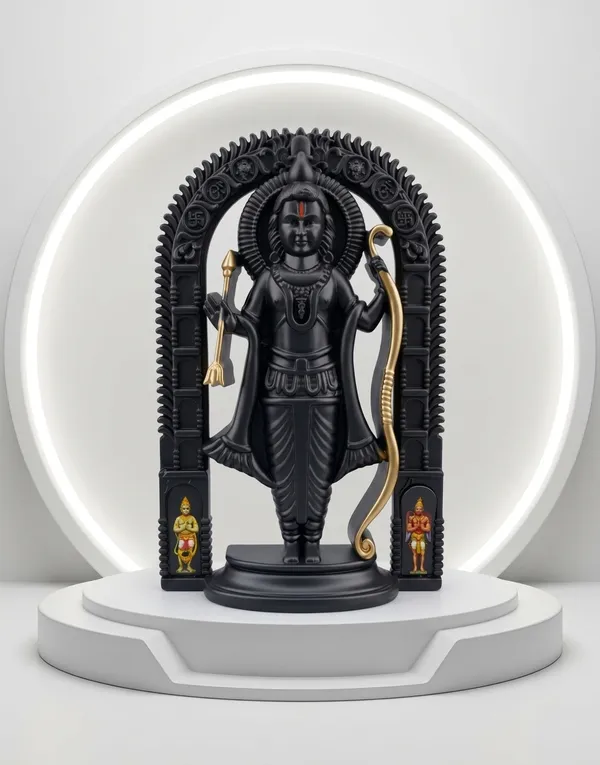 Black_Lord_Ram_Lalla_Murti_Room_decor_Desk_Office_Decor_High-grade_Polyresin,Jet_Black_with_Gold_Premium_Matte_Finish_(_6*8_Size_)__ (_Medium)