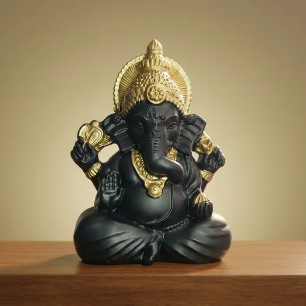 Black_And_Golden_Plastic_Resin_Ganesha_Decorative_Idol_For_Home_Decor_And_Spiritual_Decor