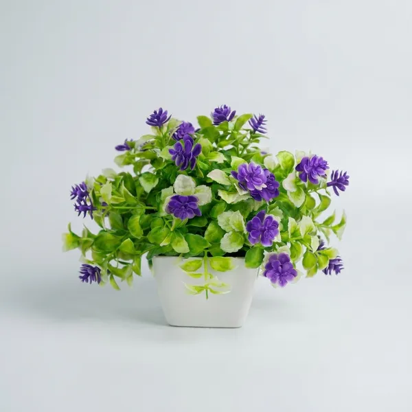 Purple_And_Green_Plastic_Artificial_Flower_Bonsai_Plant_With_Pot_For_Home_Decor_And_Floral_Decoration