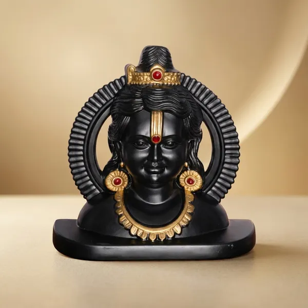 Black_Plastic_Decorative_Ram_Statue_For_Home_Decor_And_Spiritual_Decor