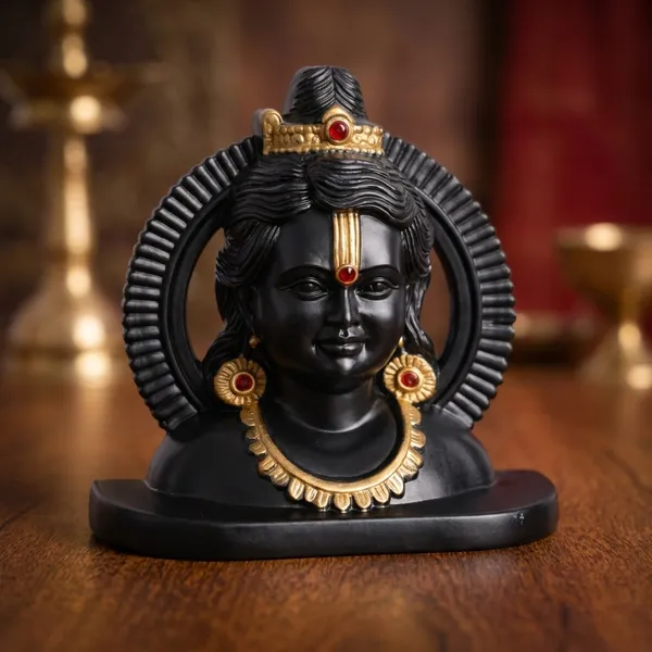 Black_Plastic_Decorative_Ram_Statue_For_Home_Decor_And_Spiritual_Decor