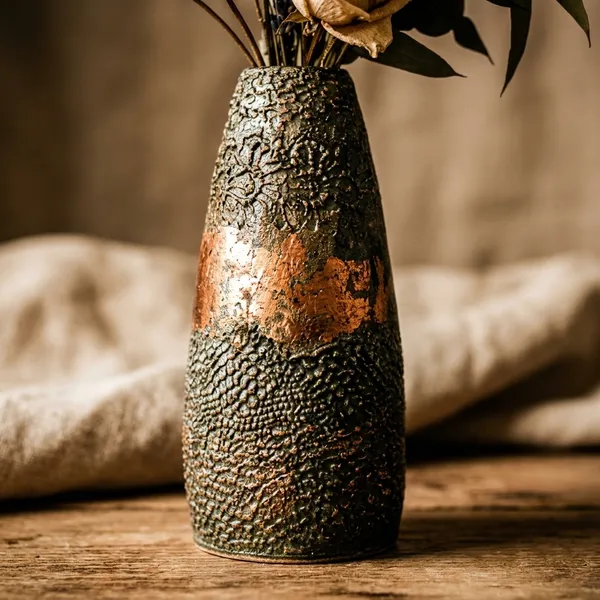 Decorative_Textured_Vase_Paper_Mache_Finished_Agri_Waste_Bonded_Decor