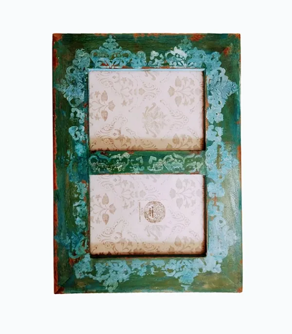 Hand_Carved_Wooden_Aged_Vintage_Wall_Hung_Photo_Frame_10.5_X14_Inch