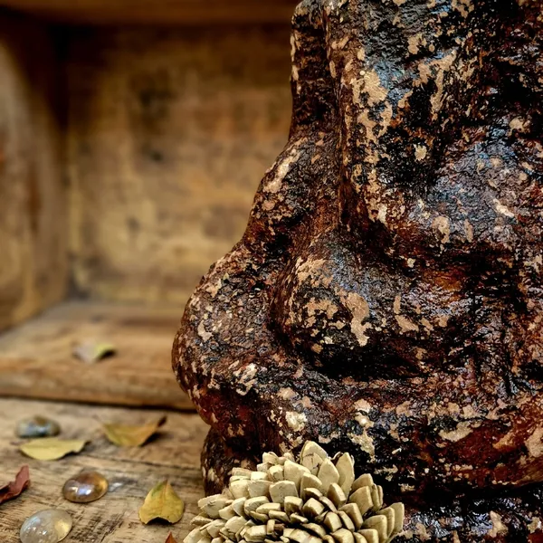 Handcrafted_Rustic_Textured_Ganpati_Sculpture_Paper_Mache_Finished_Agri_Waste_Mycelium_Bonded_Decor