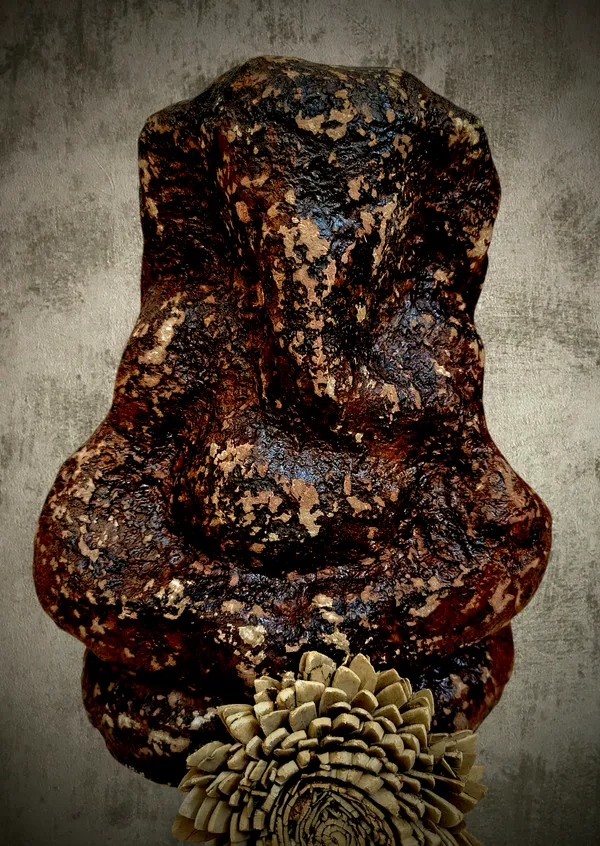 Handcrafted_Rustic_Textured_Ganpati_Sculpture_Paper_Mache_Finished_Agri_Waste_Mycelium_Bonded_Decor