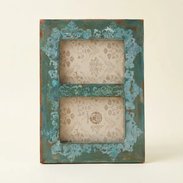 Hand_Carved_Wooden_Aged_Vintage_Wall_Hung_Photo_Frame_10.5_X14_Inch