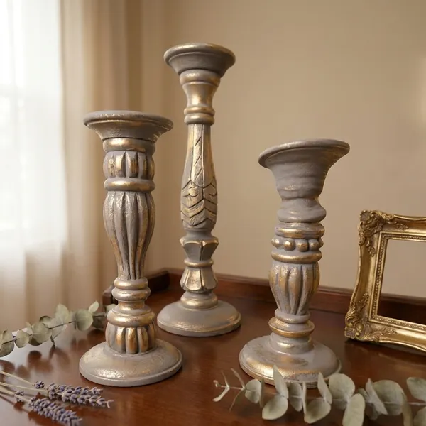 Hand_Carved_Wooden_Candle_Holder_Set_9_,12_,15_Inch_Dia_5