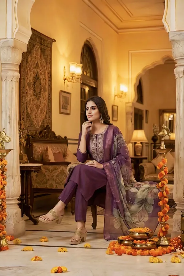 Purple_Embroidered_Salwar_Suit_Set_With_Dupatta_For_Women