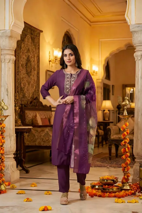 Purple_Embroidered_Salwar_Suit_Set_With_Dupatta_For_Women
