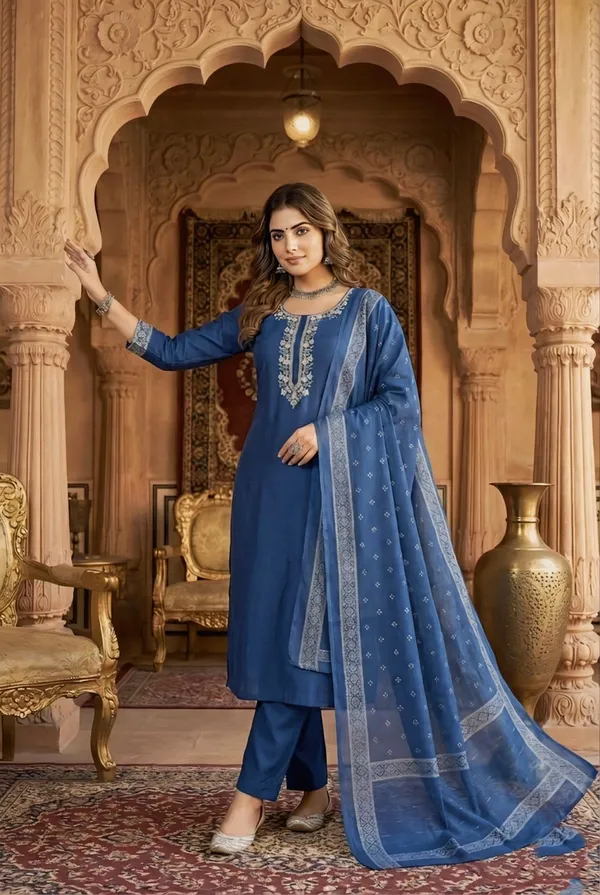 Blue_Embroidered_Cotton_Silk_Salwar_Suit_Set_With_Dupatta_For_Women