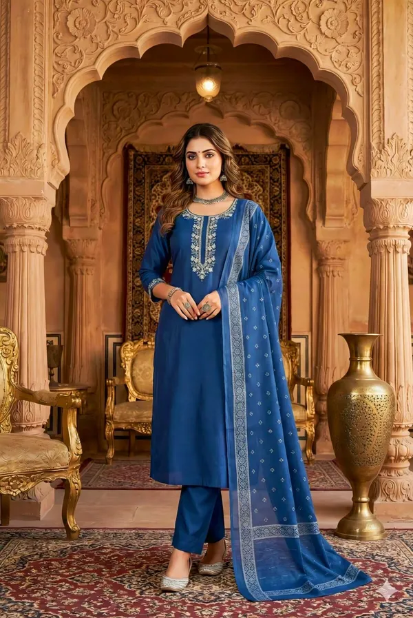 Blue_Embroidered_Cotton_Silk_Salwar_Suit_Set_With_Dupatta_For_Women