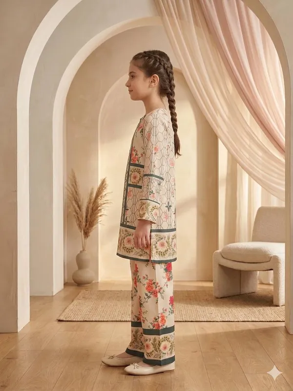 Cream_Beige_with_Peach_Co-ord_Set__For_Girls