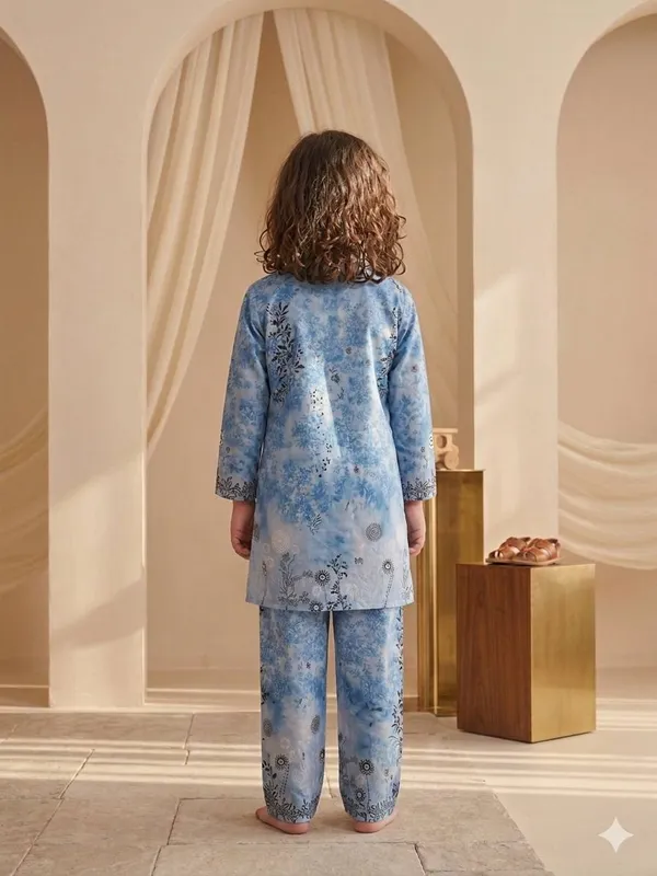 Sky_Blue_Printed_Co-ord_Set_For_Girls