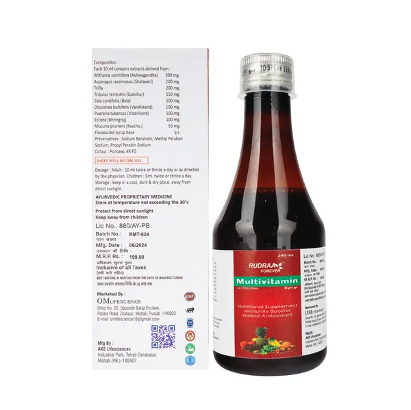 Rudraa_Forever_Multivitamin_Syrup_-_Nutritional_Supplement_&_Immunity_Booster_(200Ml)_Pack_Of_4