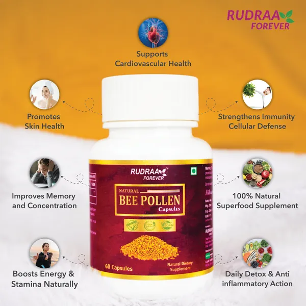 Rudraa_Forever_Natural_Bee_Pollen_Capsules_-_60_Capsules_|_Dietary_Supplement