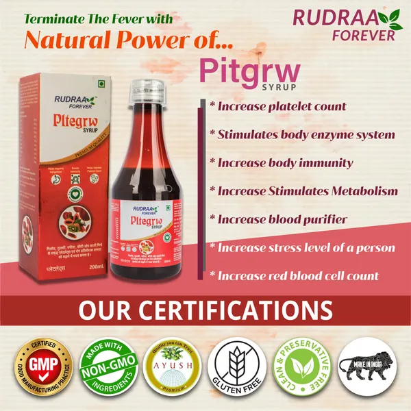 Rudraa_Pltegrw_Syrup_-_Ayurvedic_Platelet_Booster_For_Dengue,_Typhoid_&_Viral_Fever_(200Ml)_Pack_Of_4
