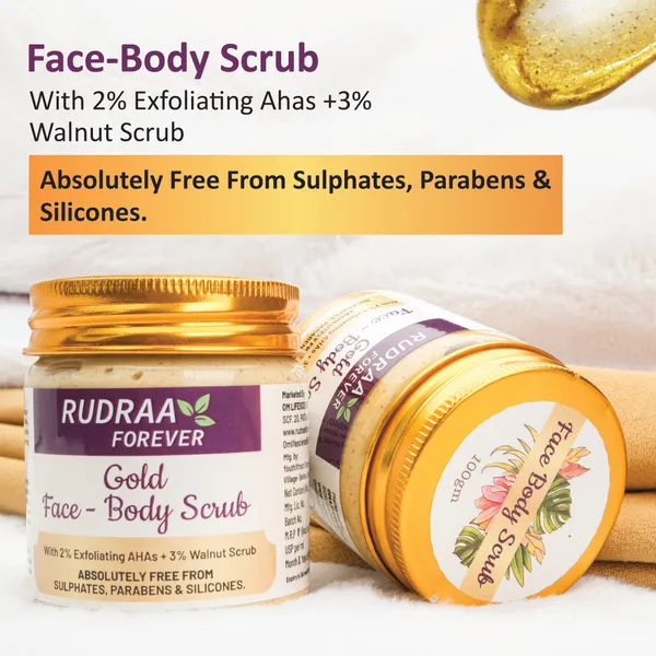 Rudraa_Forever_Gold_Face_&_Body_Scrub_With_2%_Ahas_+_3%_Walnut_-_Paraben_&_Sulphate_Free