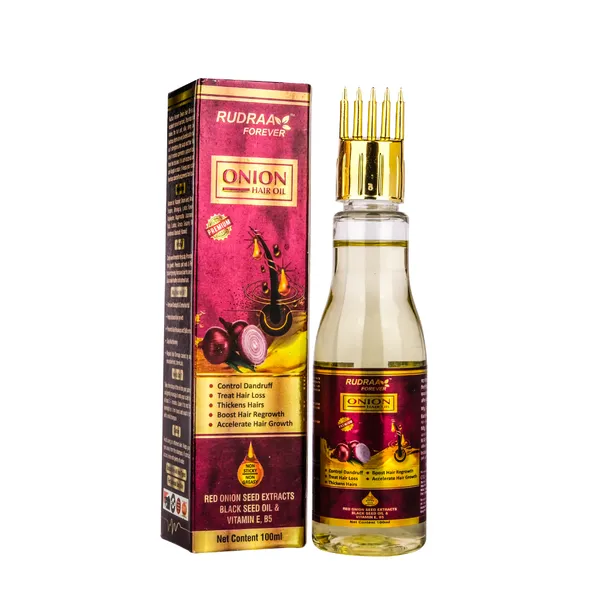 Rudraa_Forever_Onion_Hair_Oil_-_Red_Onion_Seed_Extract_&_Black_Seed_Oil_With_Vitamin_E_(100Ml)_Pack_Of_4