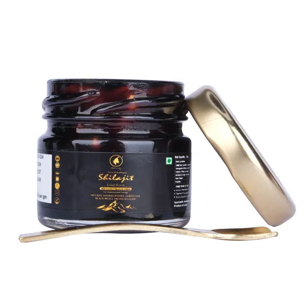 Pure_Himalayan_Shilajit_Gold_Resin_-_100%_Natural_Stamina_And_Energy_Booster_With_Ashwagandha,_Gokshura,_Black_Musli,_Swarna_Bhasma