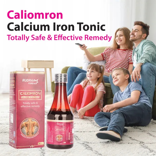 Caliomron_Calcium_Iron_Tonic_-_Ayurvedic_Health_Supplement_(200Ml)_Pack_Of_4