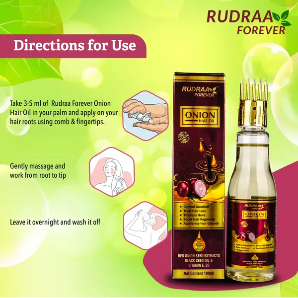 Rudraa_Forever_Onion_Hair_Oil_-_Red_Onion_Seed_Extract_&_Black_Seed_Oil_With_Vitamin_E_(100Ml)_Pack_Of_4