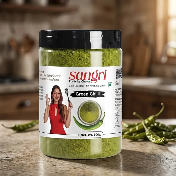 Sangri_Green_Chilli_Powder_(Hari_Mirch_Powder)_Cold_Pressed,_No_Artificial_Color_90g