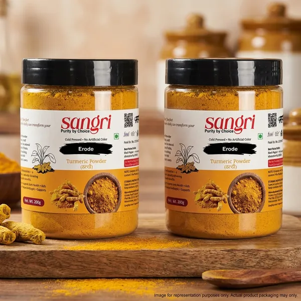 Erode_Haldi_Cold_Pressed_Turmeric_Powder_From_Tamil_Nadu_400G