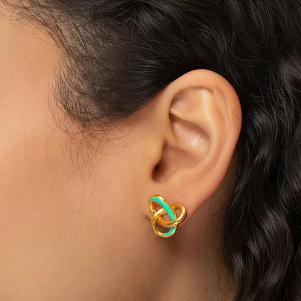 Love_Loop_Earrings_Teal_Green_Blooming_Gardens