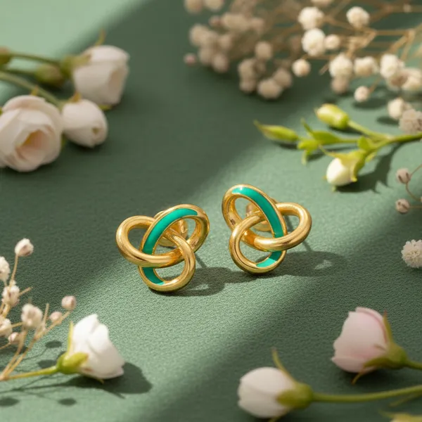 Love_Loop_Earrings_Teal_Green_Blooming_Gardens