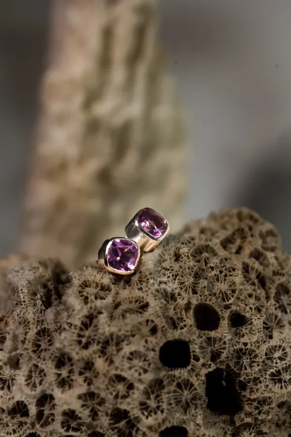 Sterling_Silver_Amethyst_Stud_Earrings_Cushion_Cut_Whispering_Silver