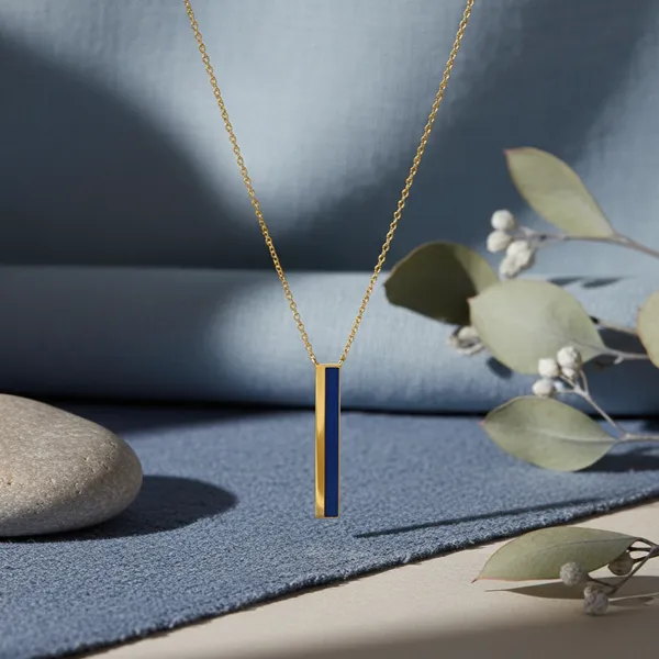 Reversible_Pansie_Gold_Dipped_Necklace_Royal_Blue_Blooming_Gardens