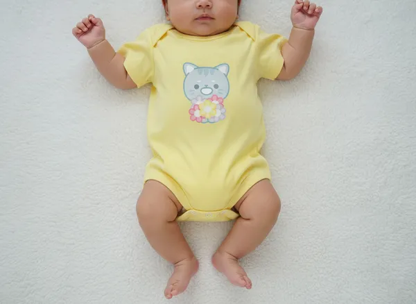 Yellow_Cotton_Baby_Romper_For_Baby