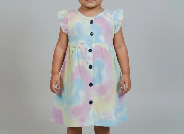Multicolor_Cotton_Girls_Dress_For_Girls