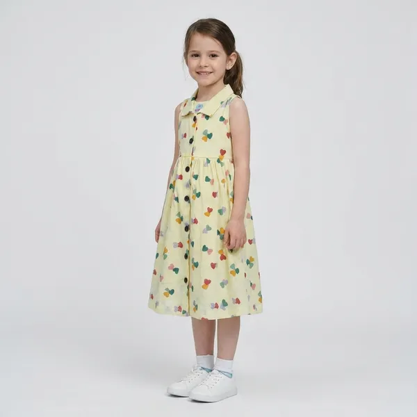 Multicolor_Cotton_Girls_Dress_For_Girls