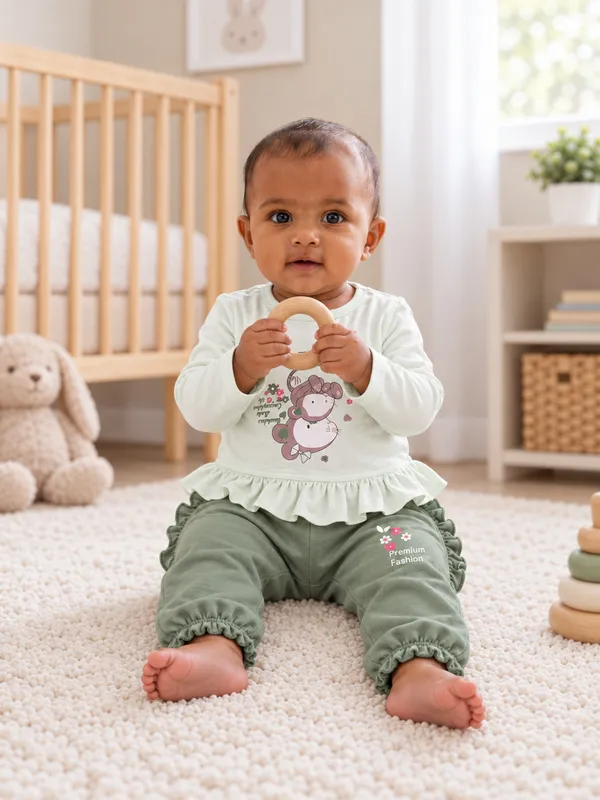 Mumsyde_Kids_Sage_Blossom_Set_–_Mint_Green_Printed_Ruffle_Top_with_Sage_Green_Pants